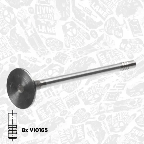 Ventilsatz, Einlass-/Auslassventil ET ENGINETEAM VS0021 Bild Ventilsatz, Einlass-/Auslassventil ET ENGINETEAM VS0021