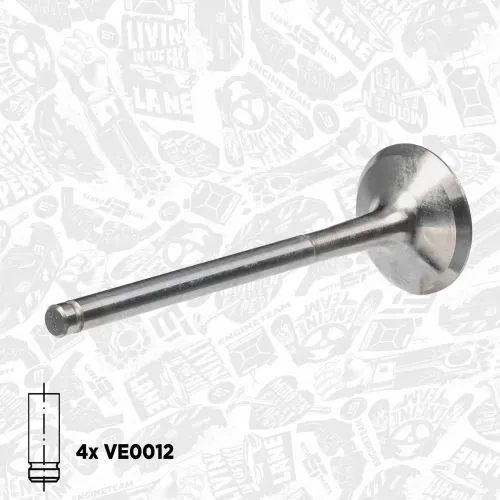 Ventilsatz, Einlass-/Auslassventil ET ENGINETEAM VS0023 Bild Ventilsatz, Einlass-/Auslassventil ET ENGINETEAM VS0023