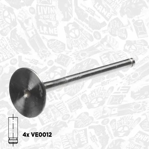 Ventilsatz, Einlass-/Auslassventil ET ENGINETEAM VS0023 Bild Ventilsatz, Einlass-/Auslassventil ET ENGINETEAM VS0023