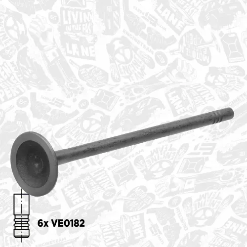 Ventilsatz, Einlass-/Auslassventil ET ENGINETEAM VS0024 Bild Ventilsatz, Einlass-/Auslassventil ET ENGINETEAM VS0024