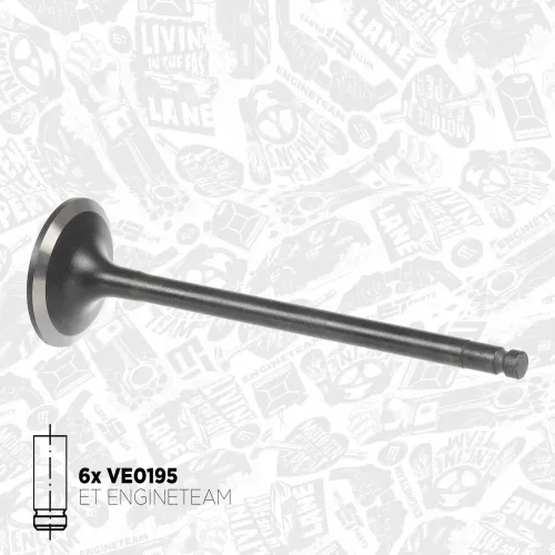 Ventilsatz, Einlass-/Auslassventil ET ENGINETEAM VS0043 Bild Ventilsatz, Einlass-/Auslassventil ET ENGINETEAM VS0043