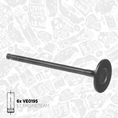 Ventilsatz, Einlass-/Auslassventil ET ENGINETEAM VS0043 Bild Ventilsatz, Einlass-/Auslassventil ET ENGINETEAM VS0043
