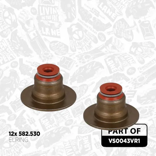 Ventilsatz, Einlass-/Auslassventil ET ENGINETEAM VS0043VR1 Bild Ventilsatz, Einlass-/Auslassventil ET ENGINETEAM VS0043VR1