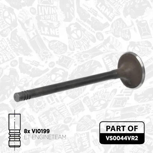 Ventilsatz, Einlass-/Auslassventil ET ENGINETEAM VS0044VR2 Bild Ventilsatz, Einlass-/Auslassventil ET ENGINETEAM VS0044VR2