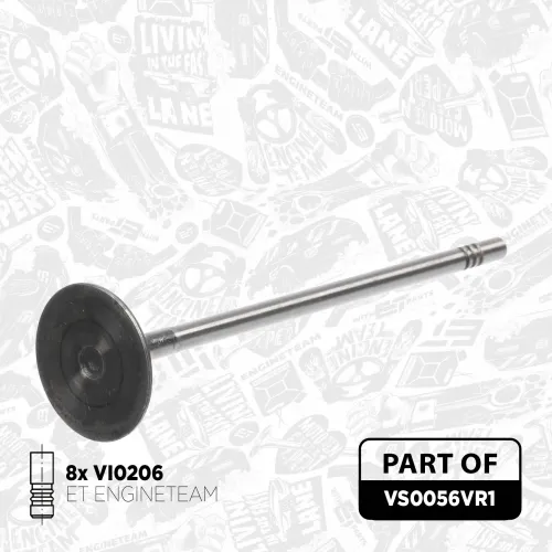 Ventilsatz, Einlass-/Auslassventil ET ENGINETEAM VS0056VR1 Bild Ventilsatz, Einlass-/Auslassventil ET ENGINETEAM VS0056VR1