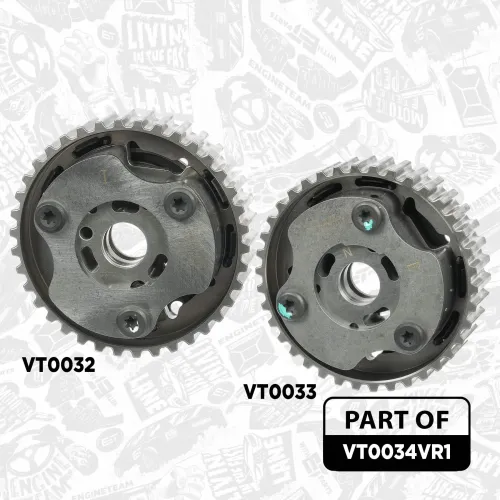 Nockenwellenversteller Einlassseite Auslassseite ET ENGINETEAM VT0034VR1 Bild Nockenwellenversteller Einlassseite Auslassseite ET ENGINETEAM VT0034VR1