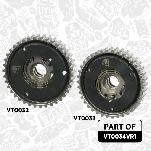 Nockenwellenversteller Einlassseite Auslassseite ET ENGINETEAM VT0034VR1 Bild Nockenwellenversteller Einlassseite Auslassseite ET ENGINETEAM VT0034VR1