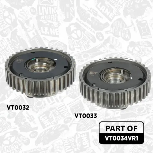 Nockenwellenversteller Einlassseite Auslassseite ET ENGINETEAM VT0034VR1 Bild Nockenwellenversteller Einlassseite Auslassseite ET ENGINETEAM VT0034VR1
