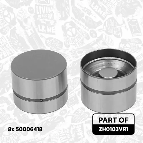 Ventilstößelsatz Einlassseite Auslassseite ET ENGINETEAM ZH0103VR1 Bild Ventilstößelsatz Einlassseite Auslassseite ET ENGINETEAM ZH0103VR1