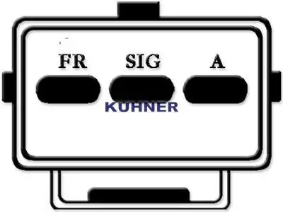 Generator 12 V AD KÜHNER 553090RI Bild Generator 12 V AD KÜHNER 553090RI