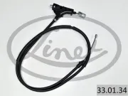 Seilzug, Feststellbremse vorne LINEX 33.01.34