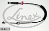 Seilzug, Schaltgetriebe links LINEX 35.44.10