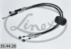 Seilzug, Schaltgetriebe rechts links LINEX 35.44.26