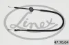 Seilzug, Türentriegelung rechts vorne LINEX 47.76.04