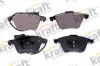 Bremsbelagsatz, Scheibenbremse Vorderachse KRAFT AUTOMOTIVE 6000078