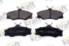 Bremsbelagsatz, Scheibenbremse Vorderachse KRAFT AUTOMOTIVE 6000160