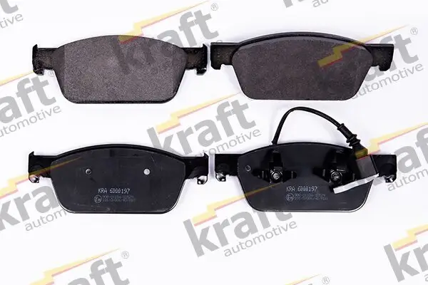 Bremsbelagsatz, Scheibenbremse Vorderachse KRAFT AUTOMOTIVE 6000197