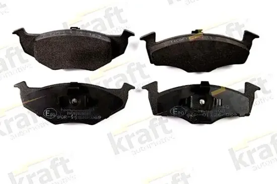 Bremsbelagsatz, Scheibenbremse Vorderachse KRAFT AUTOMOTIVE 6000340 Bild Bremsbelagsatz, Scheibenbremse Vorderachse KRAFT AUTOMOTIVE 6000340
