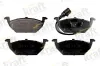 Bremsbelagsatz, Scheibenbremse Vorderachse KRAFT AUTOMOTIVE 6000385