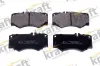 Bremsbelagsatz, Scheibenbremse Vorderachse KRAFT AUTOMOTIVE 6001050