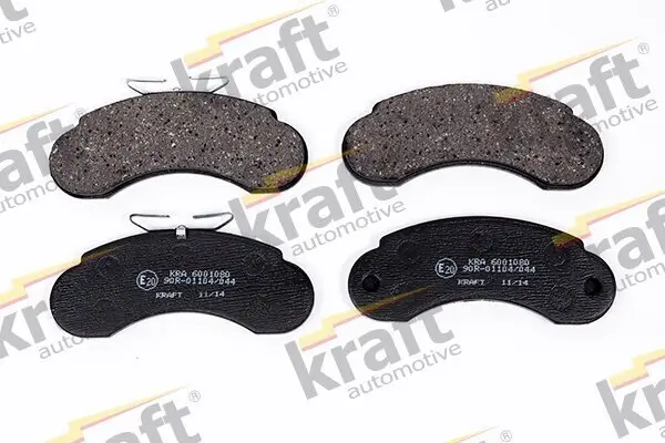 Bremsbelagsatz, Scheibenbremse Vorderachse KRAFT AUTOMOTIVE 6001080