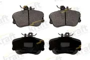Bremsbelagsatz, Scheibenbremse Vorderachse KRAFT AUTOMOTIVE 6001120