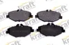 Bremsbelagsatz, Scheibenbremse Vorderachse KRAFT AUTOMOTIVE 6001220