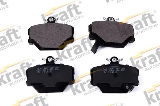 Bremsbelagsatz, Scheibenbremse Vorderachse KRAFT AUTOMOTIVE 6001240 Bild Bremsbelagsatz, Scheibenbremse Vorderachse KRAFT AUTOMOTIVE 6001240
