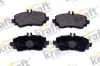 Bremsbelagsatz, Scheibenbremse Vorderachse KRAFT AUTOMOTIVE 6001250