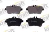 Bremsbelagsatz, Scheibenbremse Vorderachse KRAFT AUTOMOTIVE 6001252