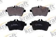 Bremsbelagsatz, Scheibenbremse Vorderachse KRAFT AUTOMOTIVE 6001252