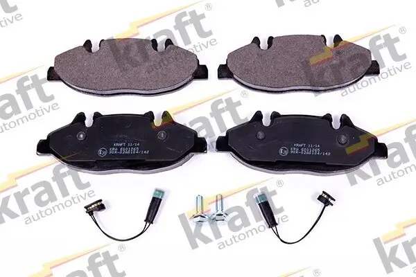 Bremsbelagsatz, Scheibenbremse Vorderachse KRAFT AUTOMOTIVE 6001265
