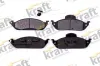 Bremsbelagsatz, Scheibenbremse Vorderachse KRAFT AUTOMOTIVE 6001290