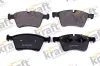 Bremsbelagsatz, Scheibenbremse Vorderachse KRAFT AUTOMOTIVE 6001295