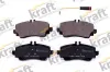 Bremsbelagsatz, Scheibenbremse Vorderachse KRAFT AUTOMOTIVE 6001420