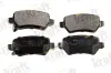 Bremsbelagsatz, Scheibenbremse Hinterachse KRAFT AUTOMOTIVE 6001650