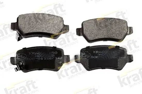 Bremsbelagsatz, Scheibenbremse Hinterachse KRAFT AUTOMOTIVE 6001650 Bild Bremsbelagsatz, Scheibenbremse Hinterachse KRAFT AUTOMOTIVE 6001650