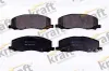 Bremsbelagsatz, Scheibenbremse Vorderachse KRAFT AUTOMOTIVE 6001674