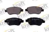 Bremsbelagsatz, Scheibenbremse Vorderachse KRAFT AUTOMOTIVE 6001698
