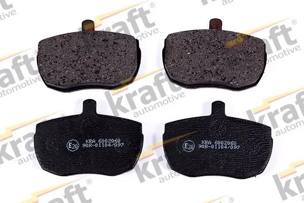 Bremsbelagsatz, Scheibenbremse Vorderachse KRAFT AUTOMOTIVE 6002060