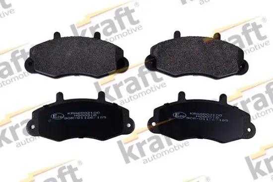 Bremsbelagsatz, Scheibenbremse Vorderachse KRAFT AUTOMOTIVE 6002100 Bild Bremsbelagsatz, Scheibenbremse Vorderachse KRAFT AUTOMOTIVE 6002100