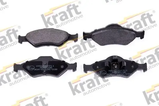 Bremsbelagsatz, Scheibenbremse Vorderachse KRAFT AUTOMOTIVE 6002311 Bild Bremsbelagsatz, Scheibenbremse Vorderachse KRAFT AUTOMOTIVE 6002311