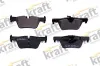 Bremsbelagsatz, Scheibenbremse Hinterachse KRAFT AUTOMOTIVE 6002551
