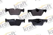 Bremsbelagsatz, Scheibenbremse Hinterachse KRAFT AUTOMOTIVE 6002551
