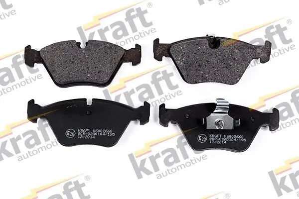 Bremsbelagsatz, Scheibenbremse Vorderachse KRAFT AUTOMOTIVE 6002660