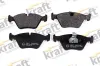 Bremsbelagsatz, Scheibenbremse Vorderachse KRAFT AUTOMOTIVE 6002660