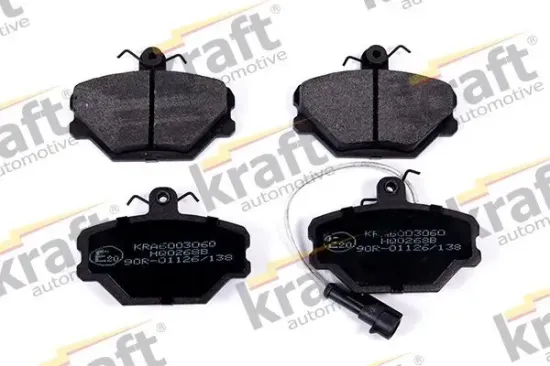 Bremsbelagsatz, Scheibenbremse Vorderachse KRAFT AUTOMOTIVE 6003060 Bild Bremsbelagsatz, Scheibenbremse Vorderachse KRAFT AUTOMOTIVE 6003060