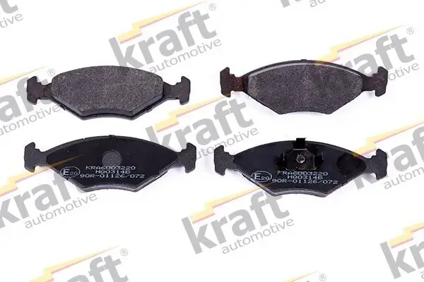 Bremsbelagsatz, Scheibenbremse KRAFT AUTOMOTIVE 6003220