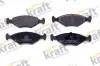 Bremsbelagsatz, Scheibenbremse Vorderachse KRAFT AUTOMOTIVE 6003220