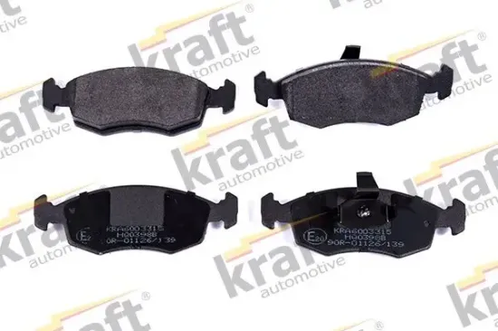 Bremsbelagsatz, Scheibenbremse Vorderachse KRAFT AUTOMOTIVE 6003315 Bild Bremsbelagsatz, Scheibenbremse Vorderachse KRAFT AUTOMOTIVE 6003315